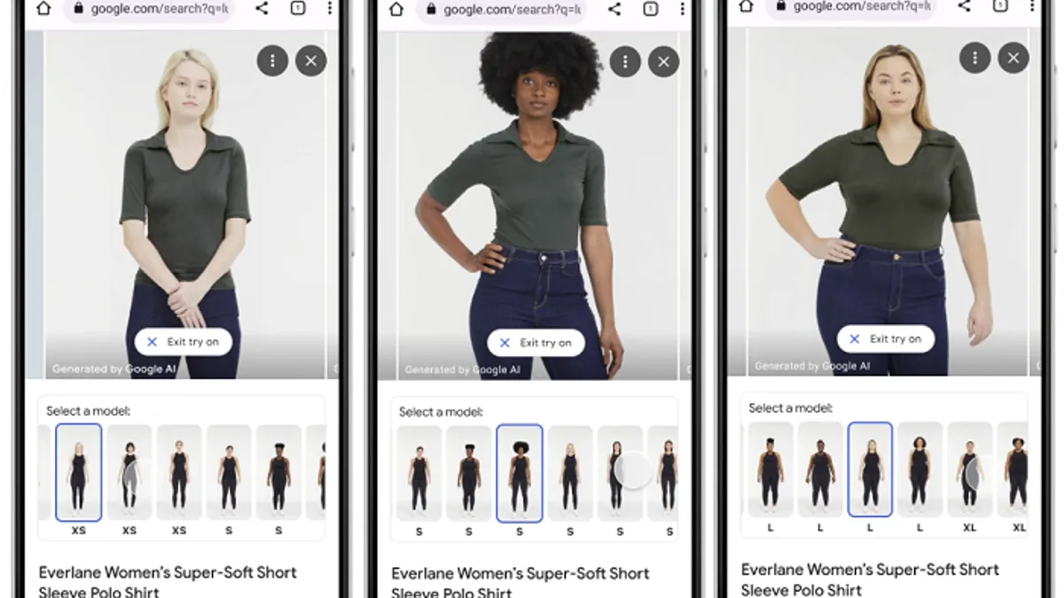 Google AI Try On Example