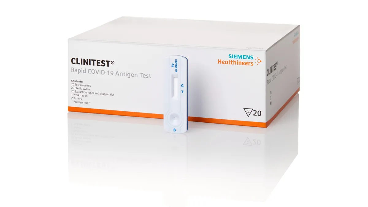 Siemens Healthineers CLINITEST rapid COVID-19 antigen test