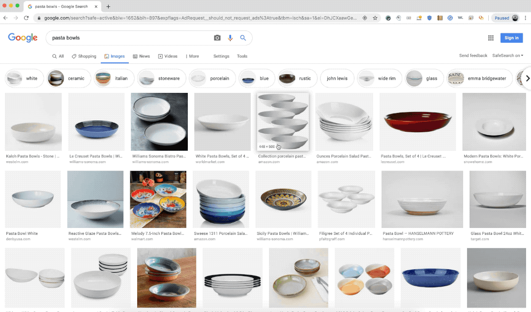Google Images update