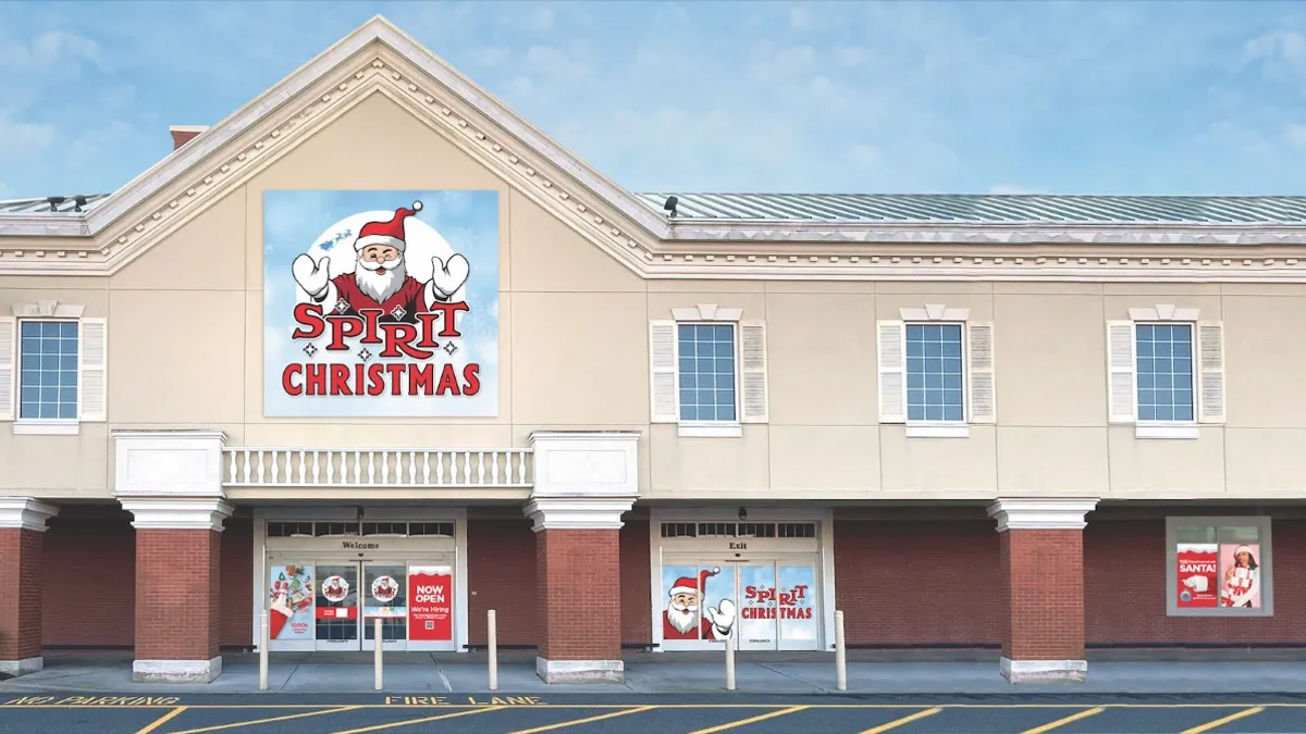 Storefront of Spirit Christmas