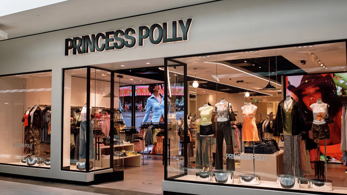 A Princess Polly storefront in Miami