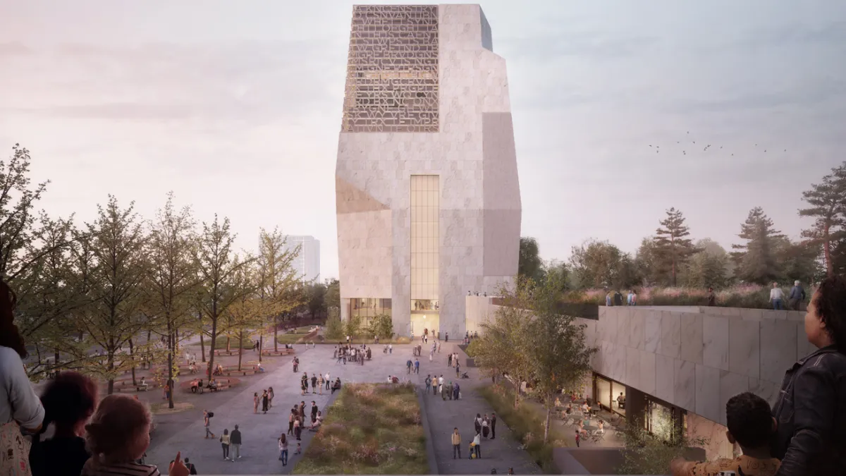 Rendering of Obama Center