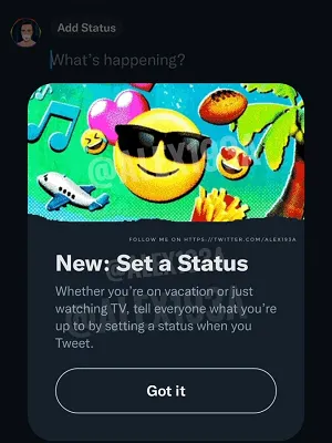 Twitter Status