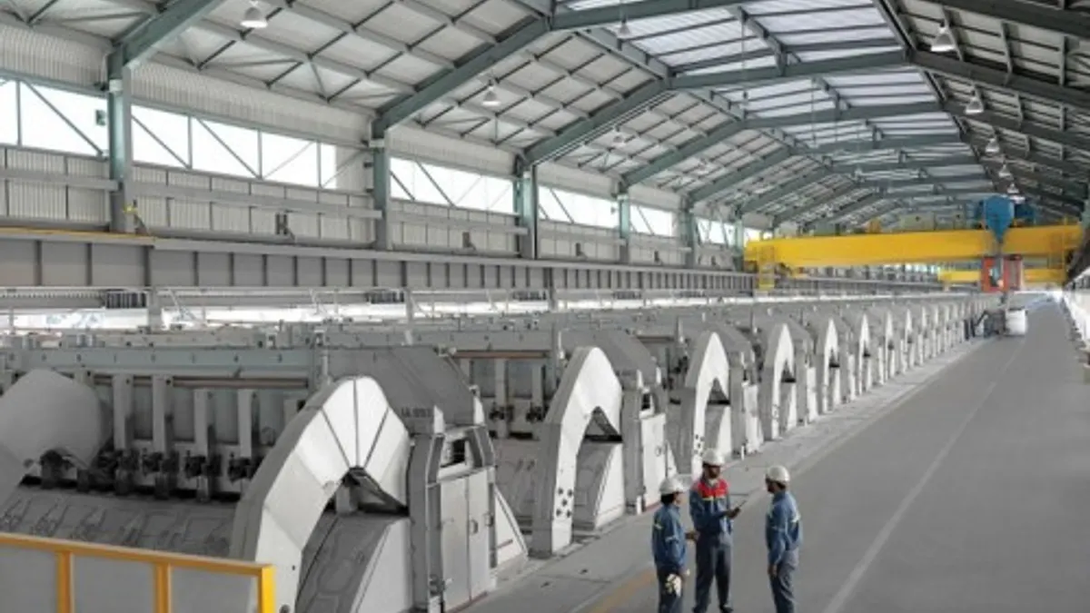 Emirates Global Aluminum's Al Taweelah aluminum refinery.