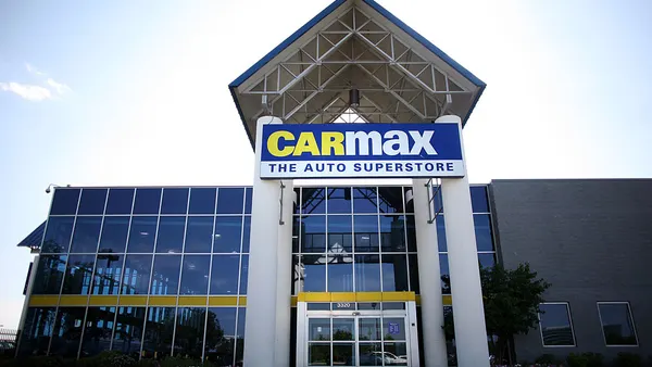 CarMax used-car dealership.