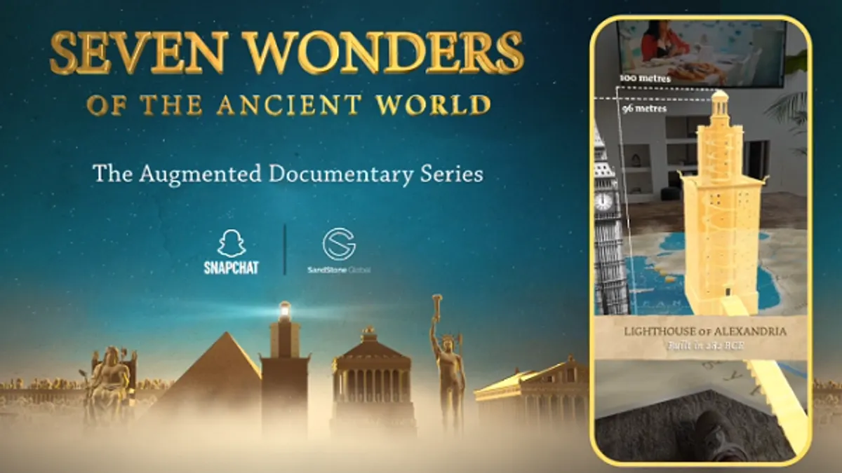 Snapchat Seven Wonders TV activation