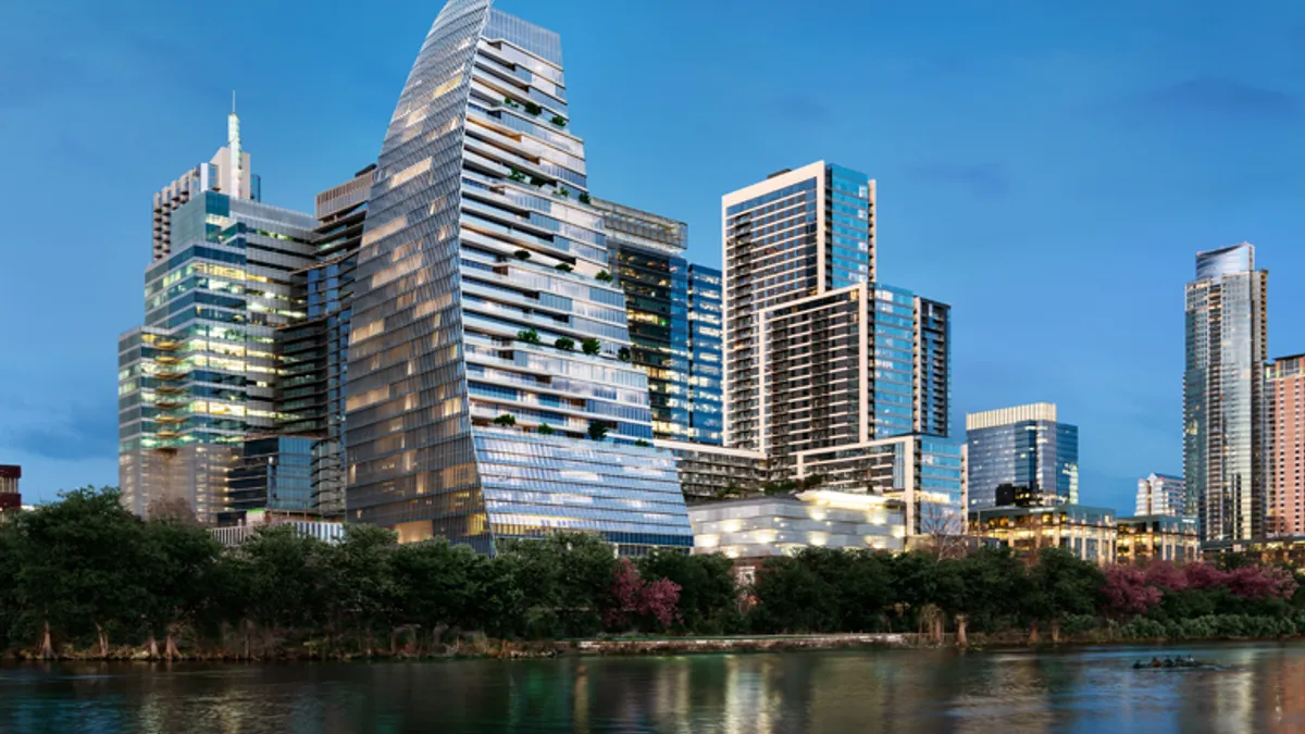 Google Tower in Austin, Texas ahead of schedule, topped out