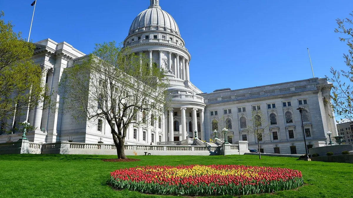 Wisconsin state capital building