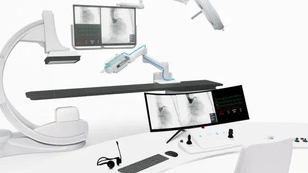 An image of a robotic surgery system.