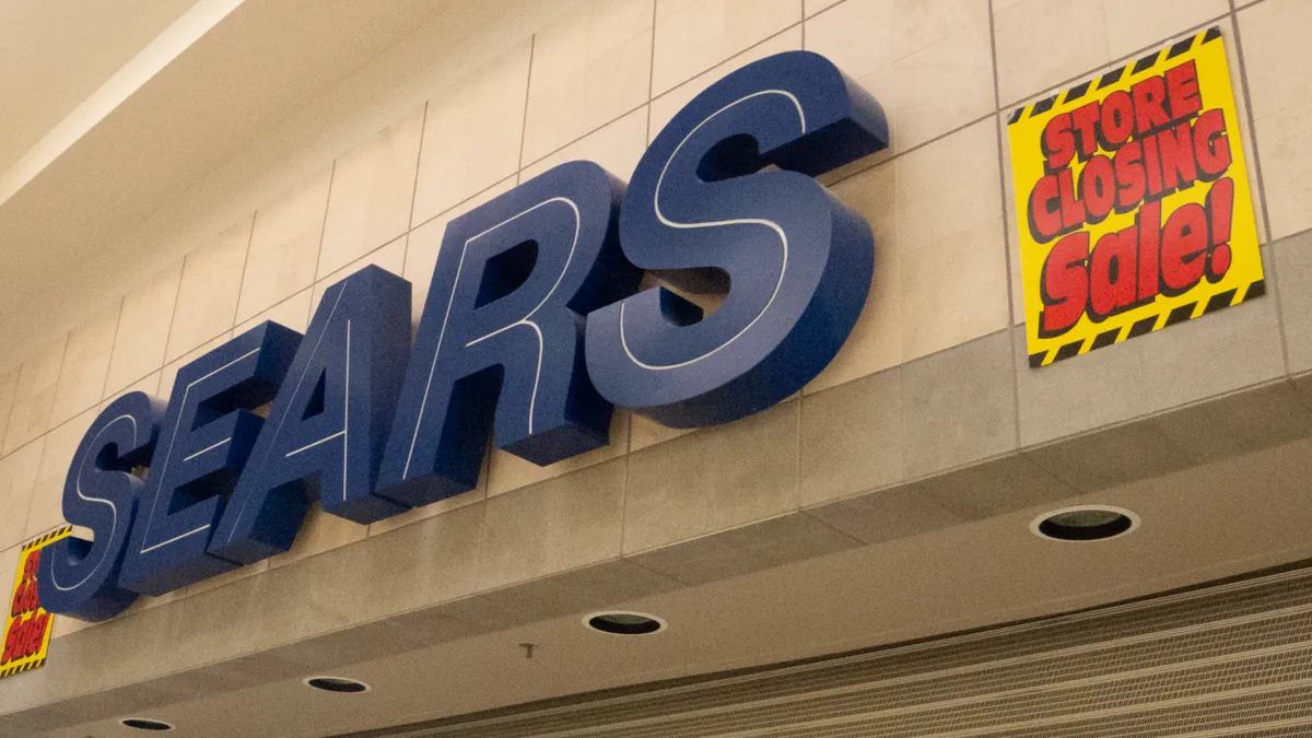 A Sears store going out of business in 2020