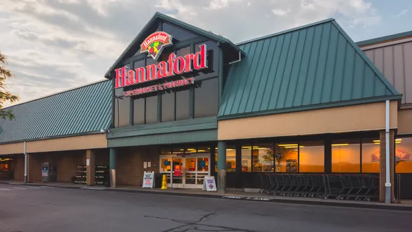 Exterior of a grocery store.