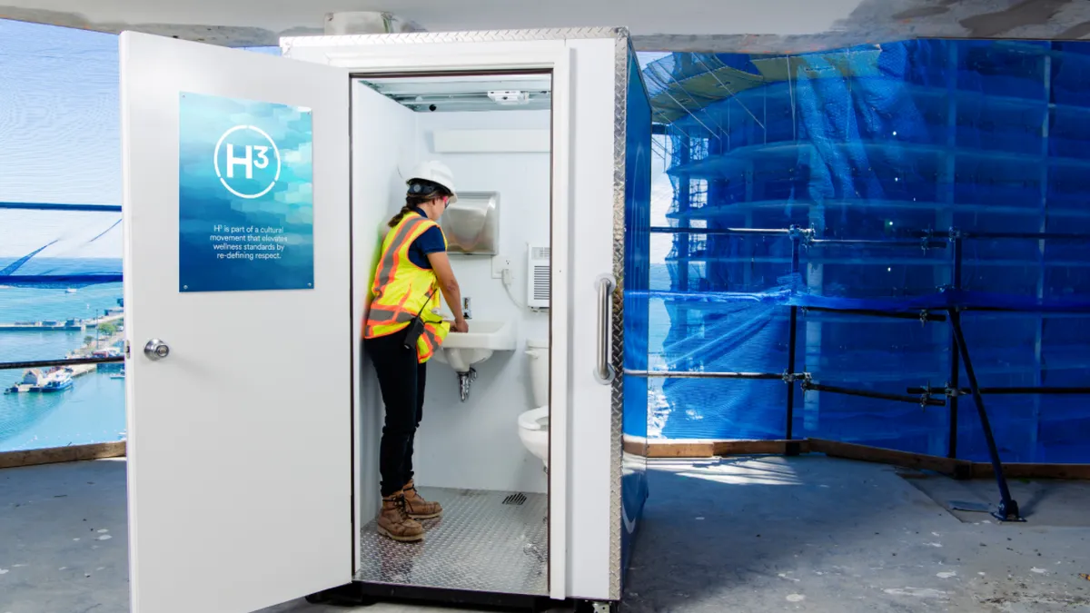 Lendlease H3 port-a-potty