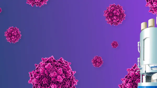 Drawing of virus