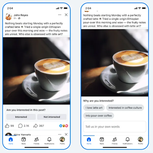 Facebook Your Algorithm