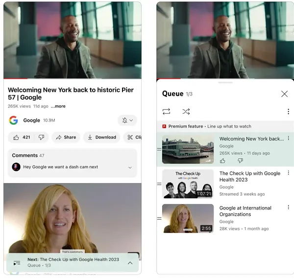 YouTube Premium update