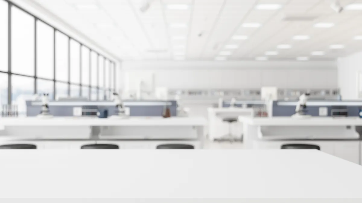An empty laboratory