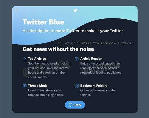 Twitter Blue