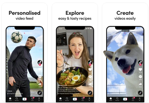 TikTok screenshots