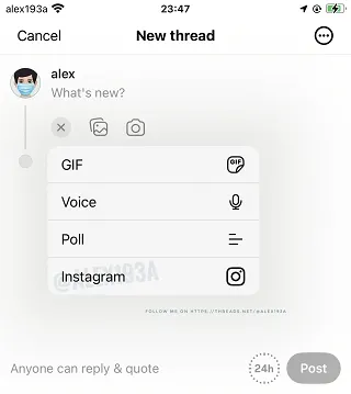 Threads Instagram connect