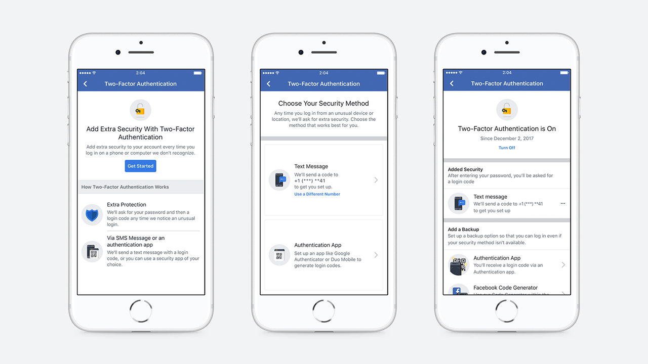 Facebook Adds New Two-Factor Authentication Options to Improve Account Security | Social Media Today