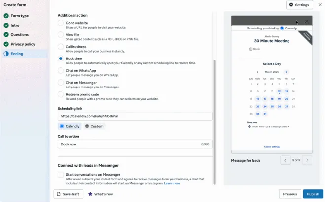 Meta lead ads update
