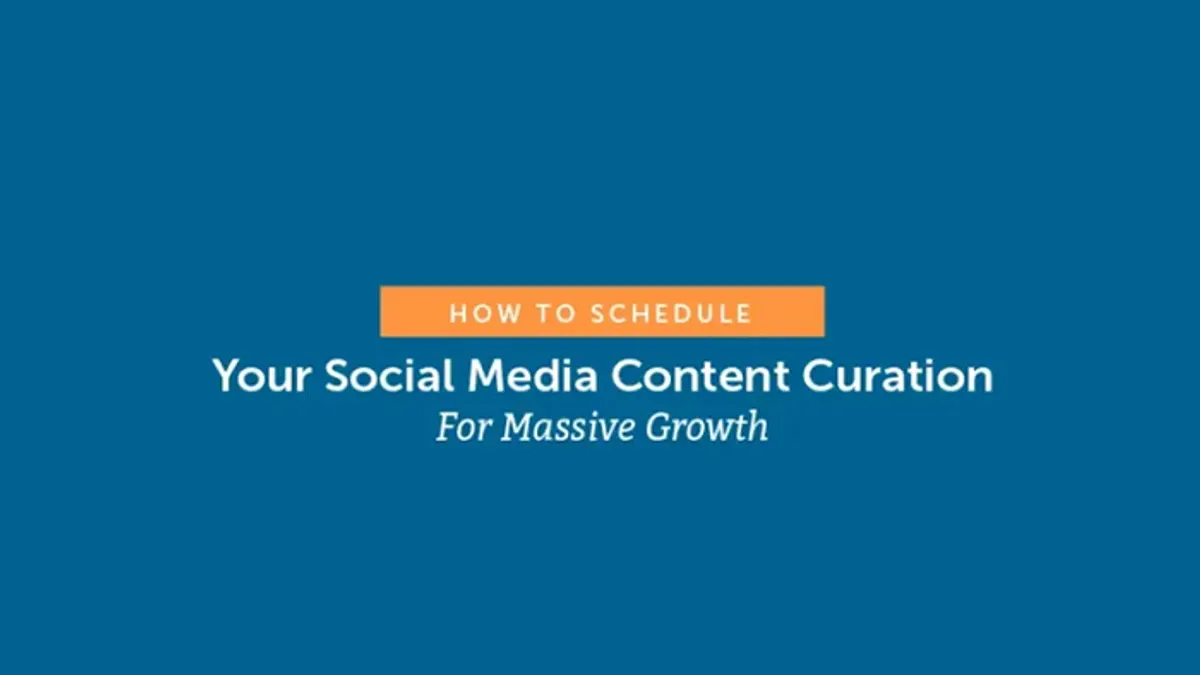 Content scheduling infographic