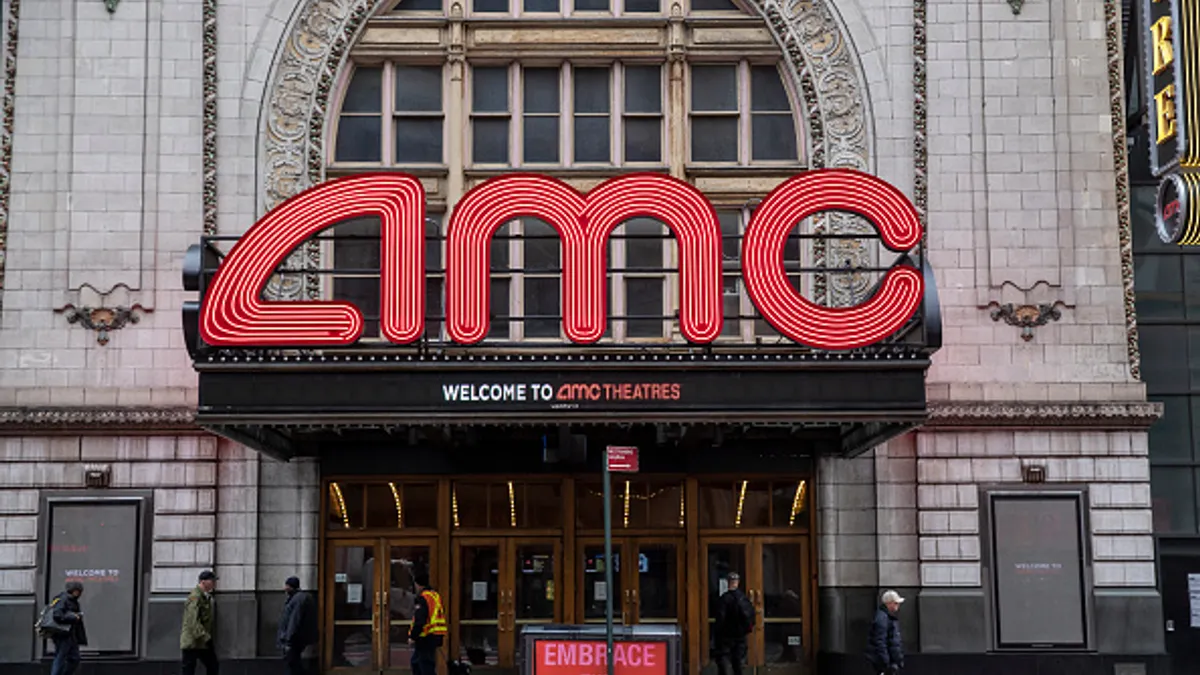 AMC Theatre in New York City on March 17, 2020