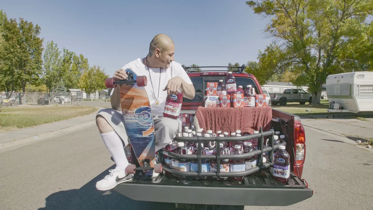 Ocean Spray gifts Nathan Apodaca a truck, retrieved by Mobile Marketer on Oct. 7, 2020