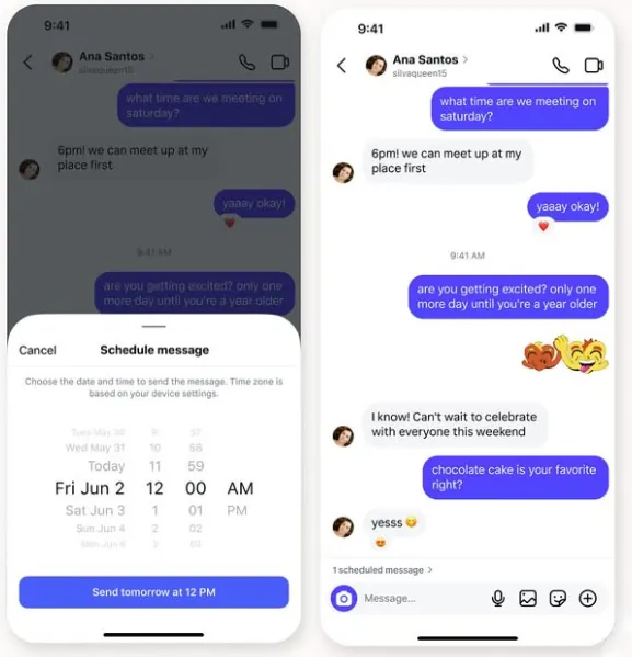 Instagram DM scheduling