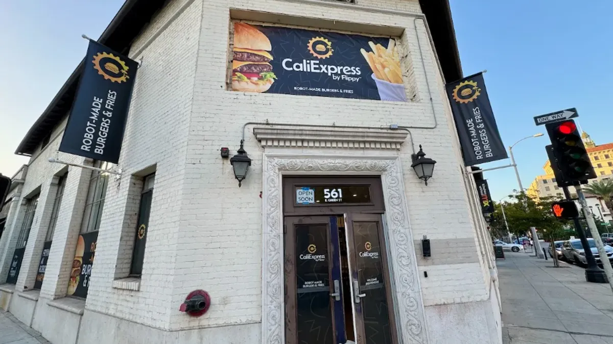 An exterior photo of CaliExpress by Flippy restaurant in California