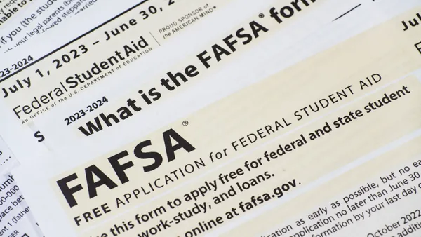 FAFSA form