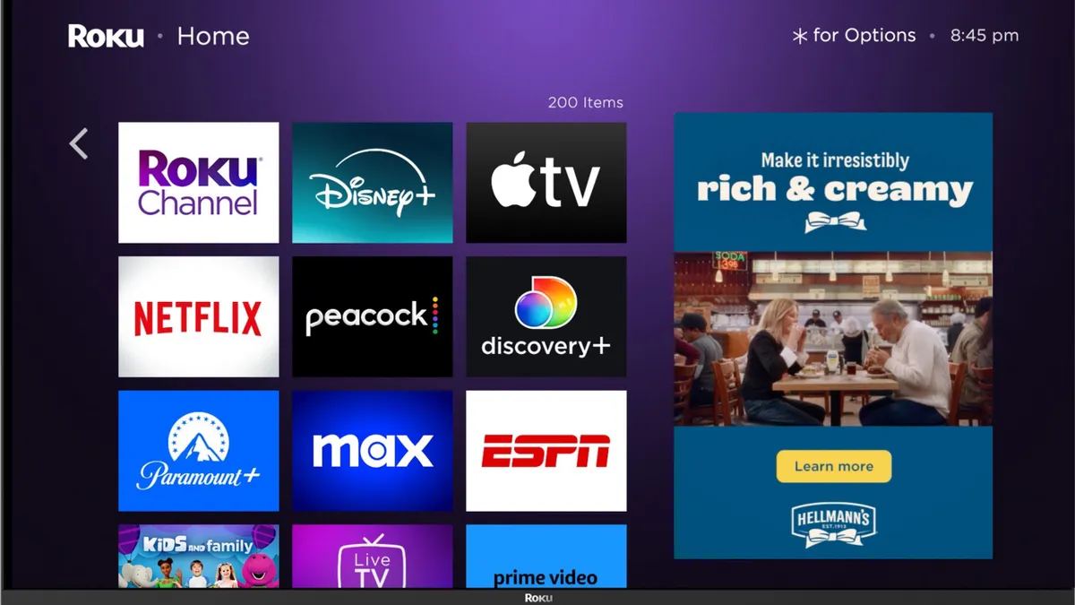 Hellmann's Roku ad