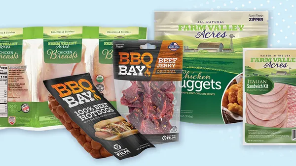 Examples of Amcor protein packaging