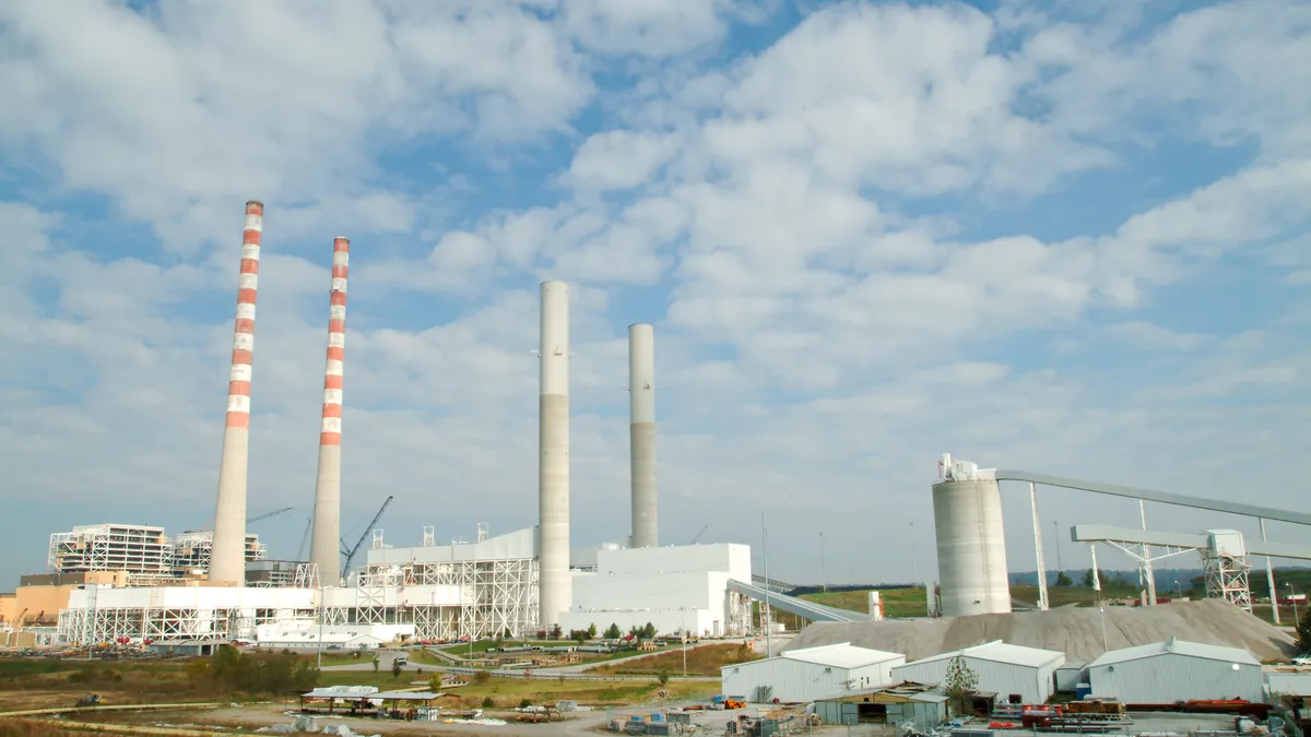 The Tennessee Valley Authority's coal-fired Cumberland power plant in Tennessee.