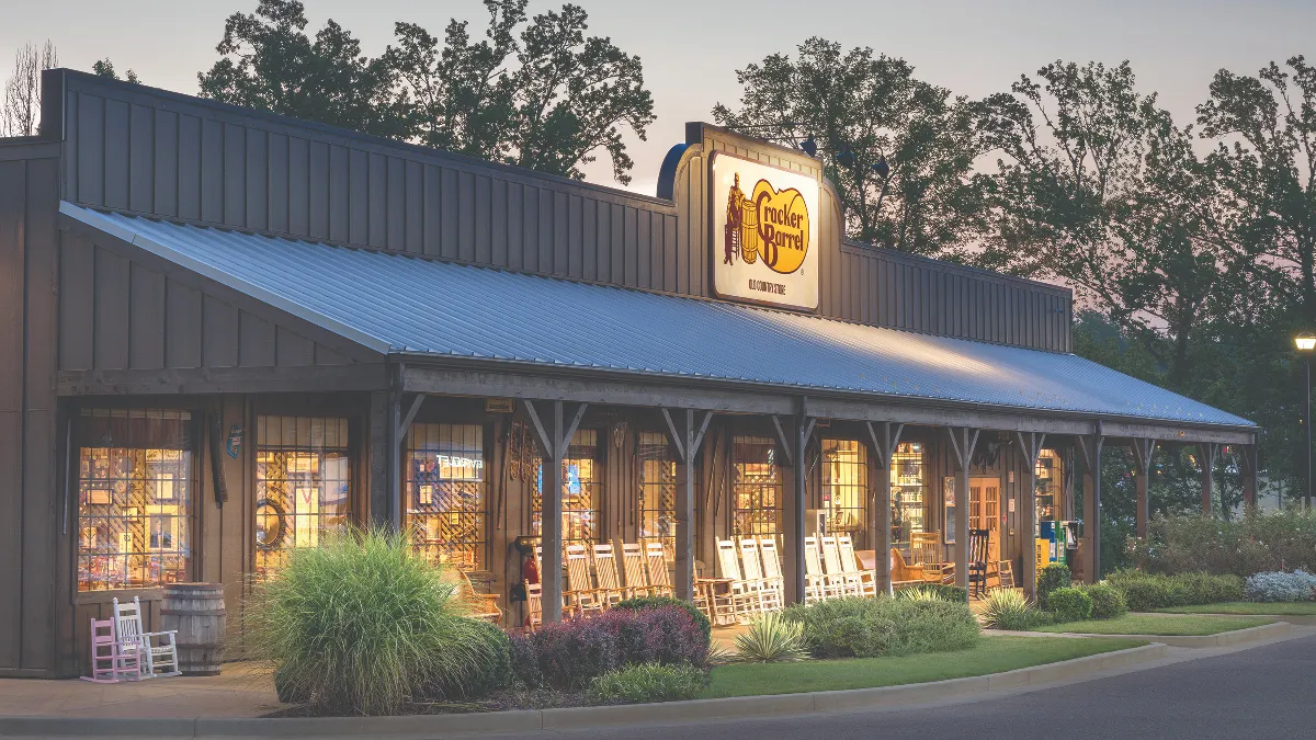 An image of a building with Cracker Barrel branding