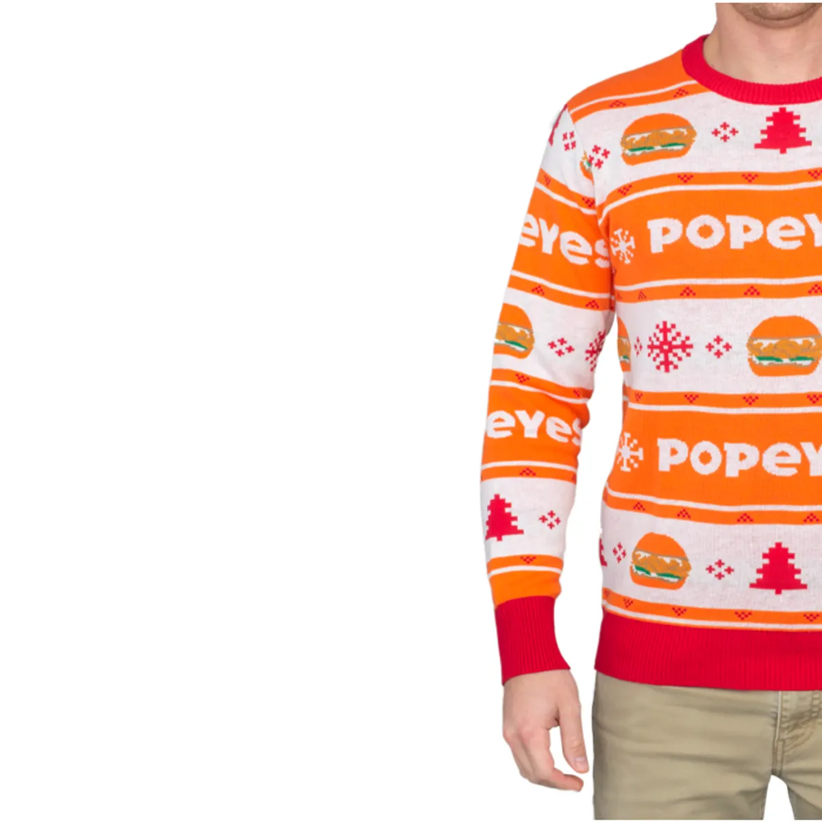 Ho-Ho-Sailor – Funny Popeye-Inspired Ugly Christmas Sweater Art Sticker for Sale by ArtsDiner