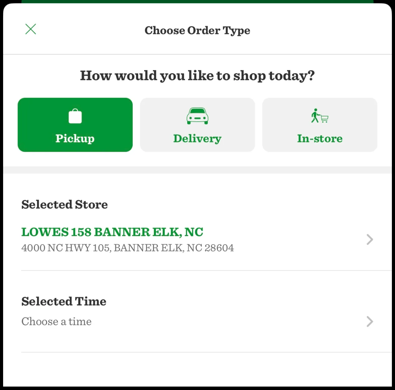 Lowes Foods app