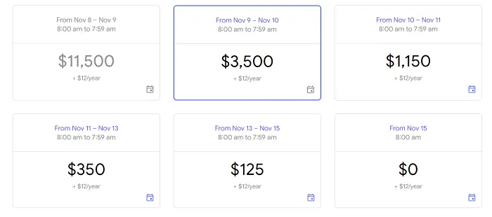 Google .rsvp domains