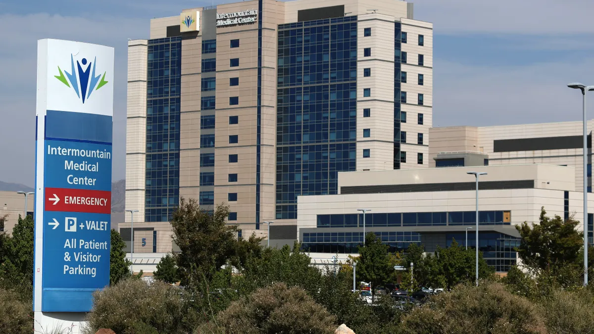 An image of an Intermountain Health facility in Utah.