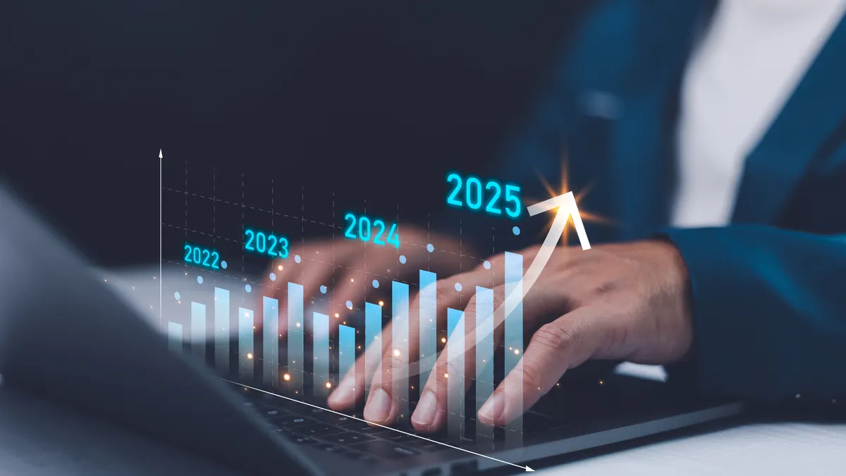 2024 to 2025 business financial plan market concept