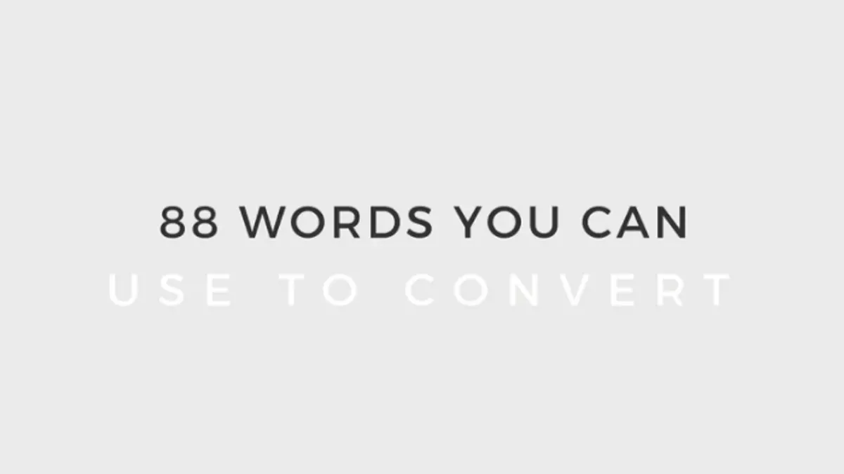 Words That Convert