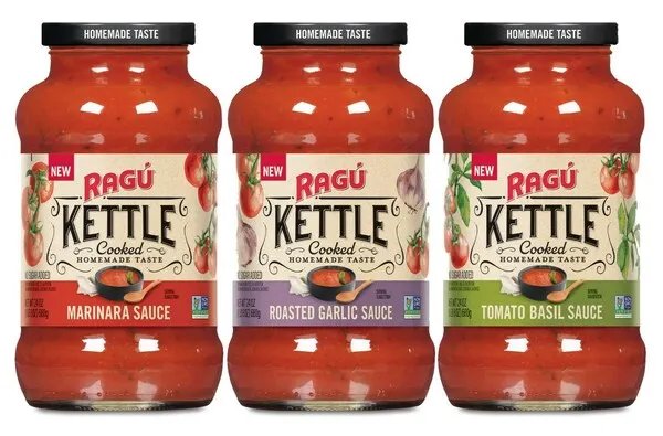 Ragu kettle cooked sauces