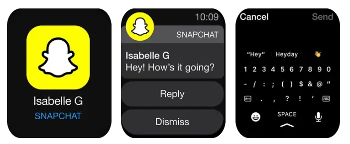 Snapchat for Apple Watch