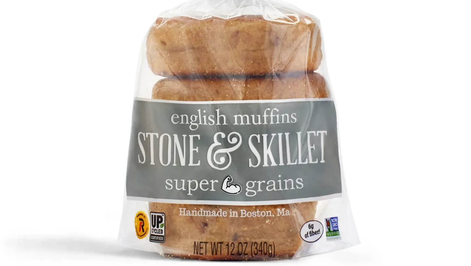 upcycled stone skiller super grains english muffin