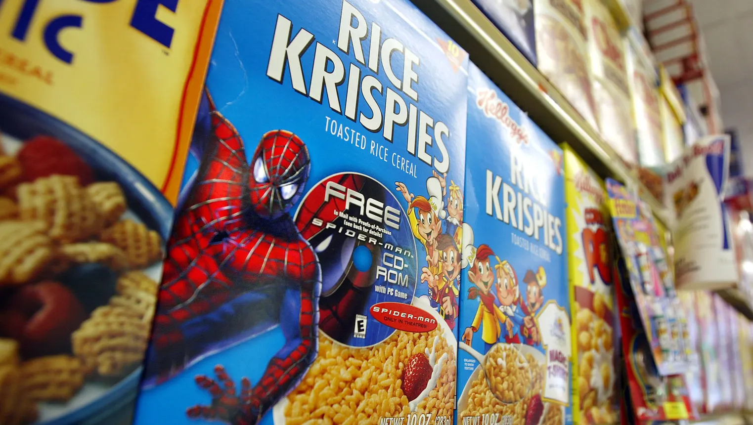 Rice Krispies, one of WK Kellogg's iconic cereals.
