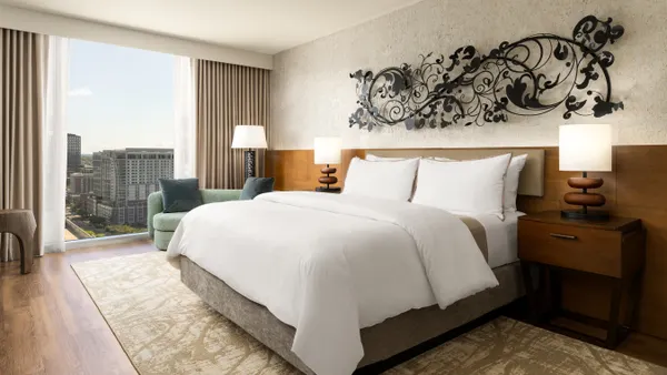 Interior of a hotel guest room