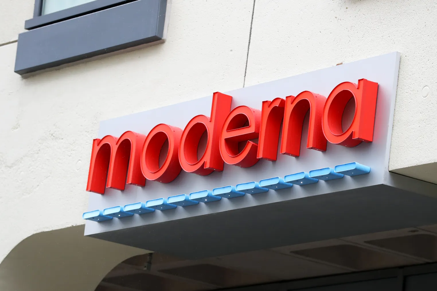 The Moderna headquarters is seen on November 30, 2020 in Cambridge, Massachusetts.