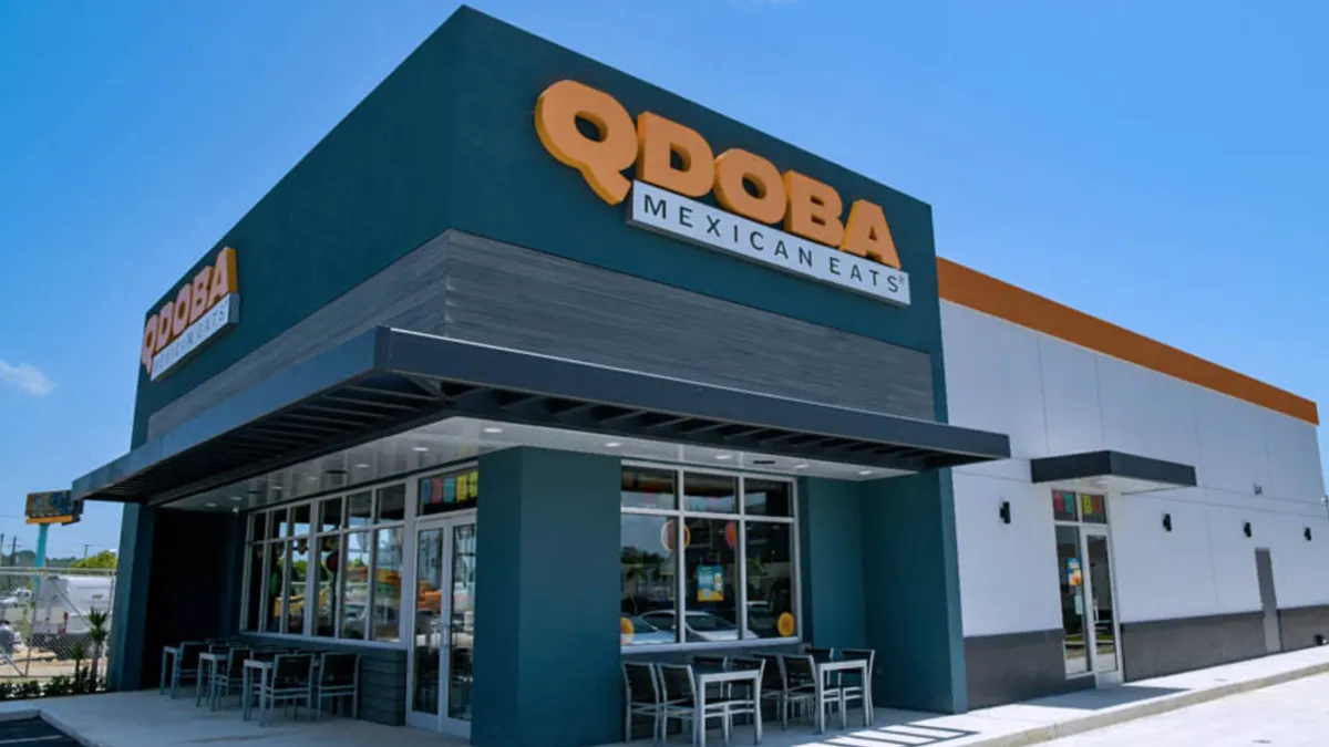 A Qdoba storefront