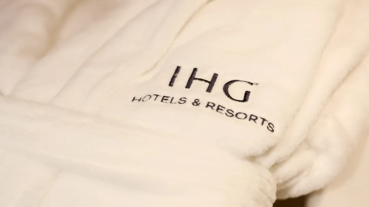 An IHG Hotels and Resorts-branded robe