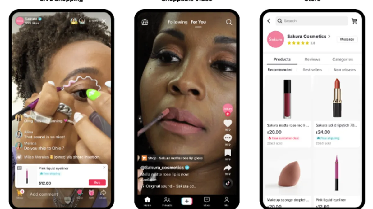 TikTok shop example